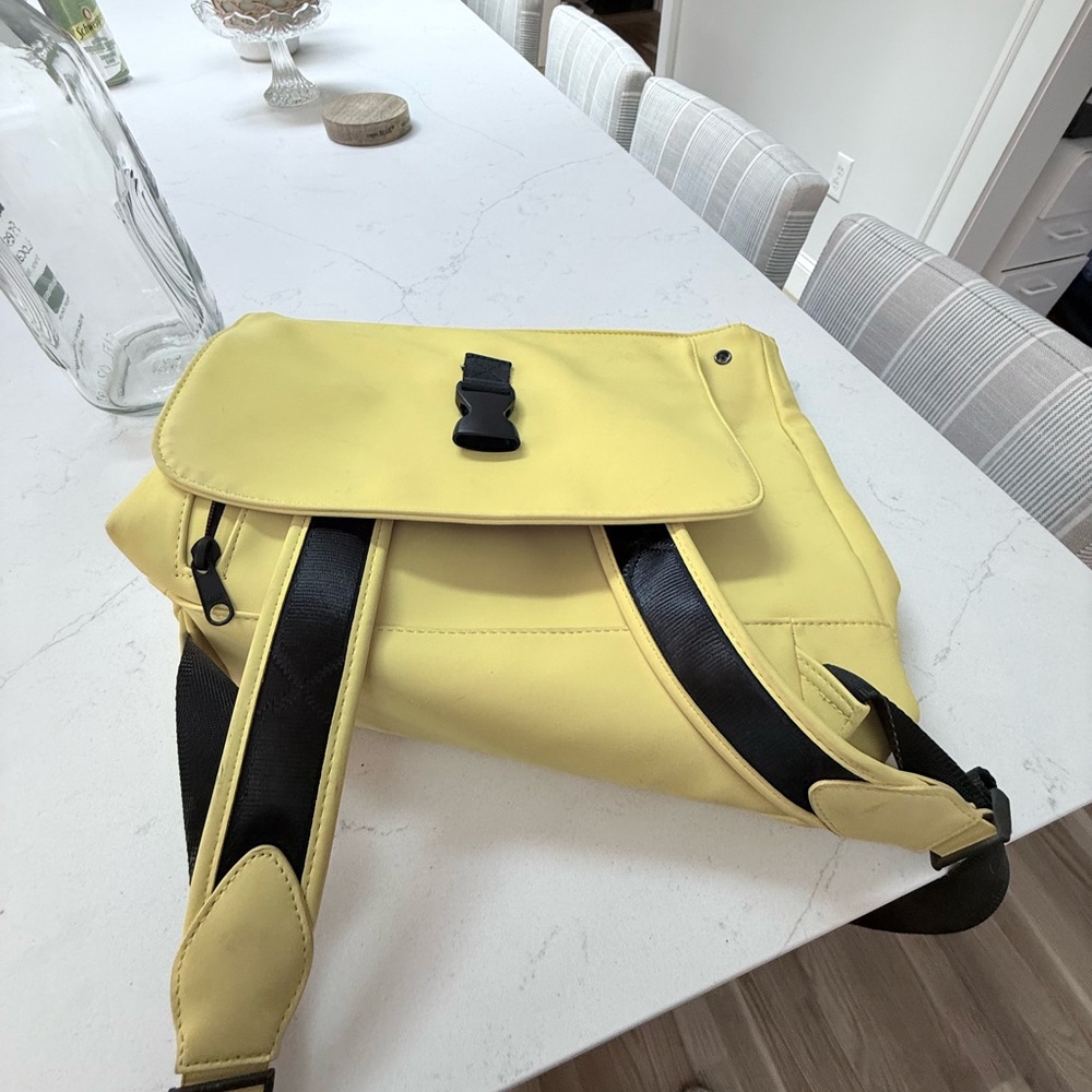 Yellow Hunter Backpack with Black Accents